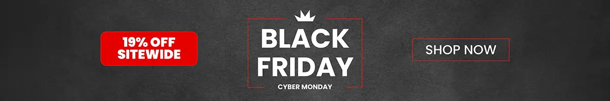 Black Friday 19% Off Sitewide Sale!