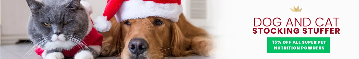 Dog and Cat Stocking Stuffer - 15% off all Super Pet Nutrition