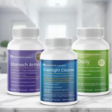 Gut Defender Trio :: Overnight Cleanse + Stomach Armor + GastroDefense Daily