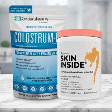 Gut & Skin Harmony Bundle: Skin Inside + 12oz Colostrum-LD