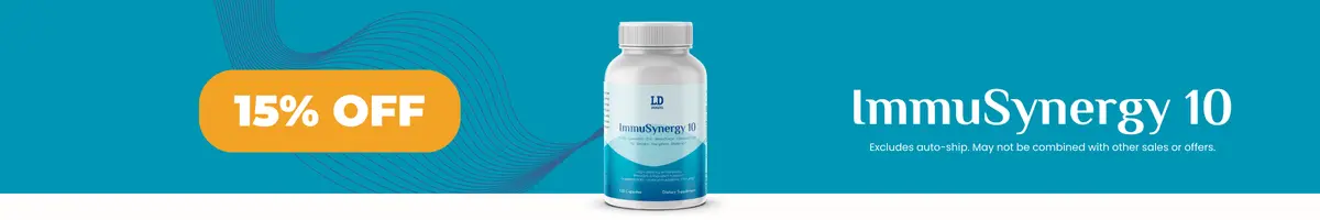 ImmuSynergy 10 is 15% off