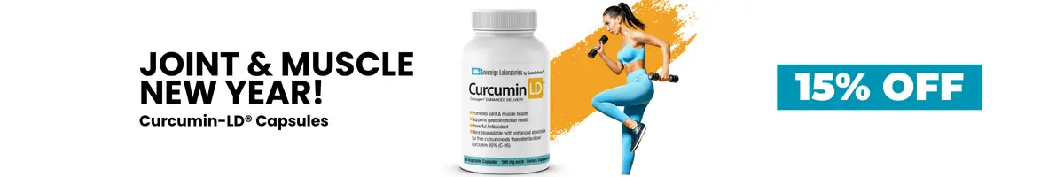 Joint & Muscle New Year! Curcumin-LD® Capsules 15% off