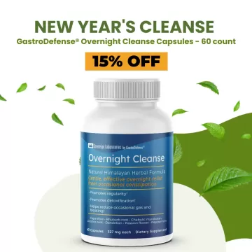 GastroDefense® Overnight Cleanse Capsules - 60 count