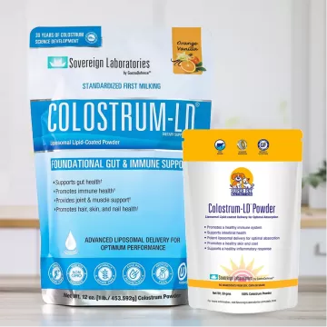 Pet Parent Bundle :: 12oz Colostrum-LD, Natural Orange-Vanilla Flavor + 50g Super Pet Nutrition