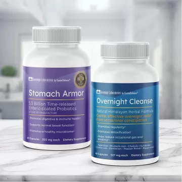 Prime Your Gut Cleanse & Probiotic Bundle :: Stomach Armor + Overnight Cleanse