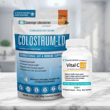 Starter Bundle :: 12oz Colostrum-LD, Natural Orange Flavor + VitalC-LD