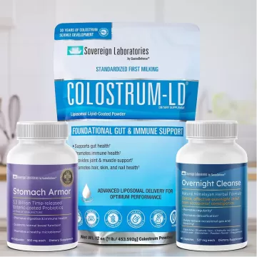 Ultimate Gut Health Bundle :: Overnight Cleanse + Stomach Armor + 12oz Colostrum-LD